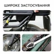 Универсальный двойной накидной гаечный ключ Semi Wrench 3-17 мм, Black - изображение 5