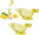 Соковыжималка ручная Birdie Juicer Manual juicer сквизер, пресс для кусочков лимона, лайма, долек цитрусовых, Yellow - изображение 2