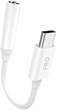 Adapter Dudao mini-Jack 3.5 mm (F) - USB Type-C (M) White (6970379617335) - obraz 1