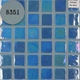 Мозаика АкваМо голубая,перламутровая PL25302 Sky Blue 31.7х31.7 стеклянная для ванны, душевой,бассейна за 1 ШТ - изображение 2