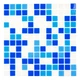 Мозаїка АкваМо блакитний мікс MX254010203 31.7х31.7 скляна для ванни, душової, кухні, хамама, басейну за 1 ШТ - зображення 4