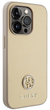 Панель Guess Strass Metal Logo для iPhone 15 Pro Gold (3666339151027) - зображення 3