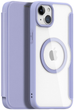 Чохол-книжка Dux Ducis Skin X Pro для iPhone 15 Plus з MagSafe Purple (6934913025222) - зображення 1