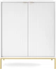 Комод високий Frisco Nova 1040х1250х390 мм Білий / Золото (42244-K104) - зображення 2