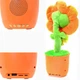 Интерактивная игрушка танцующий Цветок, блютуз колонка с FM радио Dancing Flower (оранжевая) - изображение 3