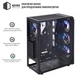 Корпус QUBE BOREY V2.0 ARGB Black (BOREY_F5NU3_V2.0) - изображение 5