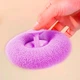 Массажная мочалка для тела губка с присоской для душа BRS Purple - изображение 3