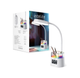 Лампа настільна Intelite Desk Lamp 10W WH RGB Pen holder Calendar - зображення 1