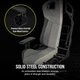 Комп'ютерне крісло для геймера Corsair T3 Rush Gray-Grafit (CF-9010056-WW) - изображение 7