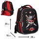 Рюкзак шкільний каркасний Yes H-100 Ninja 559749 - зображення 2