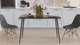 Стол кухонный Марсель 40 Ferrum-decor 75x120x70 Черный металл ДСП Венге Магия 16 мм (MAR4010) - изображение 3