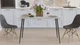 Стіл кухонний Марсель 40 Ferrum-decor 75x120x70 Чорний метал ДСП Бетон 16 мм (MAR4008) - зображення 5