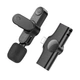 Микрофон-петличка BOROFONE BFK12 Trophy lavalier Lightning Wireless Digital Microphone 70mAh BT Black (6941991106385) - изображение 2