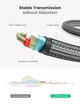 Аудіокабель UGREEN AV127 3.5mm to 6.35mm TRS Stereo Audio Cable 200cm Grey - зображення 6