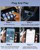 Бездротовий адаптер ESSAGER CarPlay для i-Phone, 5G WiFi , сірий - зображення 2