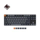 Клавіатура механічна Keychron K1SE 87Key, Optical Brown, BT/USB-A, Hot-Swap, Low Profile, EN/UKR, RGB, чорний (K1SEE3_KEYCHRON) - зображення 1
