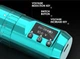 Машинка для тату модульна бездротова Ambition T-Rex + RCA адаптер + кейс, акумулятор 2400 mAh Amy Green - зображення 5