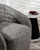 Крісло поворотне м'яке Vetro Mebel Тіно Сіре (Armchair-swivel-tino-grey) - зображення 9
