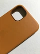 Чехол кожаный противоударный Leather Case with MagSafe для Apple Iphone 13 Pro Max (6.7") Golden Brown - изображение 4
