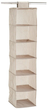 Органайзер для одежды Zeller Stripes с 6 перегородками 129 x 30 x 30 см Бежевый (4003368146508) - изображение 1