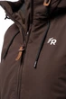 Горнолыжная куртка женская Freever AF 21767 коричневая XS - изображение 6
