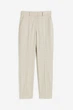 Брюки H&M 751471П 36 бежевый клетка - изображение 1