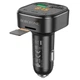Автомобильный FM-трансмиттер BOROFONE BC43 Flash QC3.0 car BT FM transmitter 18W Black - изображение 11
