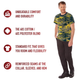 Футболка армейская камуфляжная тактическая ROTHCO USA Stinger Yellow Camo 2XL - изображение 5