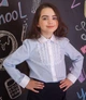 Блузка рубашка "Свит блуз" мод. 7002д р.128 голубая в полосочку (991321265) - изображение 1