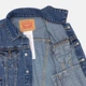 Детская джинсовая куртка для мальчика Levis Lvb-Trucker Jacket 8E2058-M8X-LZ 122-128 см (8A) Синяя (3665115043228) - изображение 3