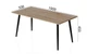 Стол журнальный Монтана Ferrum-decor 45x100x50 Черный металл ДСП Дуб Сан-Марино 16 мм (MON1005) - изображение 1