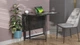 Стол трансформер книжка Вуди Ferrum-decor 75x130x90 Черный металл ДСП Сосна Кембра 16 мм (VOODY3001) - изображение 10