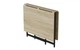 Стол трансформер книжка Вуди Ferrum-decor 75x130x90 Черный металл ДСП Дуб Сонома 16 мм (VOODY3003) - изображение 13