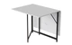 Стол трансформер книжка Вуди Ferrum-decor 75x130x90 Черный металл ДСП Белый 16 мм (VOODY3006) - изображение 7