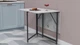 Стол трансформер книжка Вуди Ferrum-decor 75x130x90 Черный металл ДСП Бетон 16 мм (VOODY3000) - изображение 9