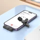 Бездротовий мікрофон петличний Borofone BFK12 Lightning частота 2.4GHz/ємністю 70mAh Black - зображення 3