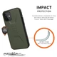 Чехол противоударный UAG Civilian (Original) для Iphone 12 Mini (5.4") Olive 11234D117272 - изображение 11