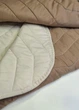 Покривало стьобане ArCloud.ZigZag Rainy Day+Taupe Gray Коричневий/Бежевий 180х215 - зображення 8