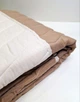 Покривало стьобане ArCloud.ZigZag Rainy Day+Taupe Gray Коричневий/Бежевий 180х215 - зображення 9