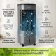 Мобільний кондиціонер вентилятор Klarstein Skypillar 3-в-1 (10035795) - зображення 2