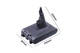 Аккумулятор для Dyson V7/V7 Motorhead/V7 Motorhead Pro/ V7 Motorhead vacuum, (Li-ion 21.6V 3000mAh) [Original PRC] 12 мес. гарантии - изображение 4
