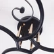 Люстра поворотна на 5 плафонів Sneha (9986653846/5 BLACK) - зображення 6