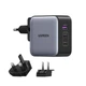 Зарядний пристрій UGREEN Nexode 65W Charger 3-Port GaN Type-C Type-A EU - зображення 1