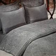 Двоспальний Євро комплект Maison D'or Pearl Linens Grey Сатин-бамбук Жаккард - изображение 1