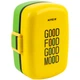 Ланчбокс Kite "Good food Goog mood" 1150 мл на 2 відділення + 2 додаткові ємності з приборами жовто-салатовий (K23-180-4) - зображення 1