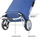 Сумка-візок ShoppingCruiser Foldable Blue (650061) - изображение 5