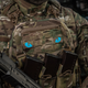 Нашивка M-Tac Tiger Eyes Laser Cut (пара) Multicam/Blue/GID - зображення 9