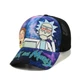 Молодежная кепка с сеткой Рик и Морти (Rick and Morty) One-size Черный - изображение 1