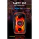 Портативна колонка HOPESTAR Party 300 з мікрофоном Чорно-Салатова - изображение 7