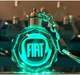 Брелок автомобільний на ключі Фіат GF авто брелок з логотипом Fiat з підсвічуванням (R051068) - зображення 2